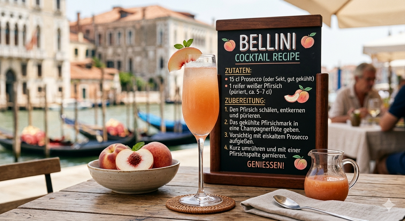 Bellini Cocktail Rezept